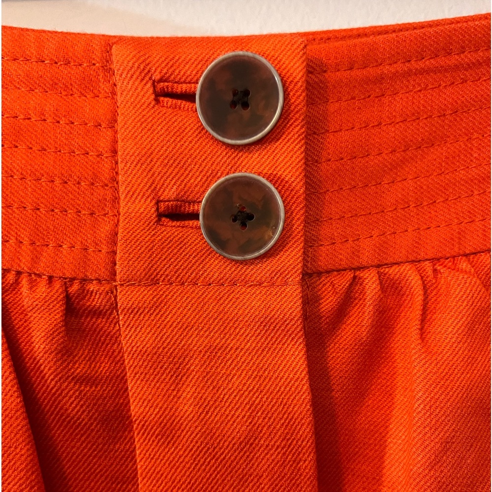 J. Crew EUC reddish orange fully lined skirt with pockets. size 2 - Picture 4 of 6